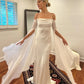 girlhomeshops-White Elegant Satin Long Fairy Dress gh6296