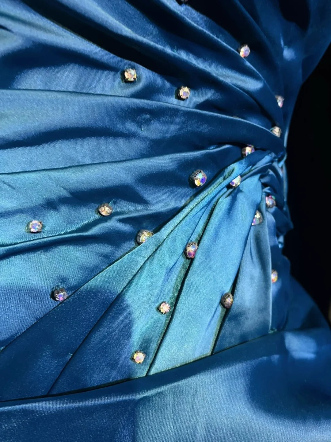 Blue Beaded Short Homecoming Dress Prom Dress Evening Dress gh4364