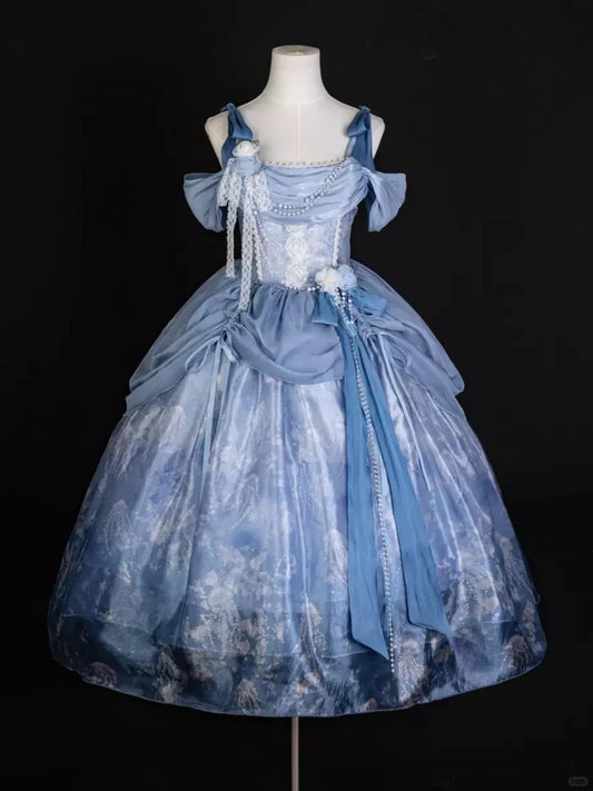 Girlhomeshops - Robe de soirée courte en tulle bleu à la mode, robe d'anniversaire gh5344