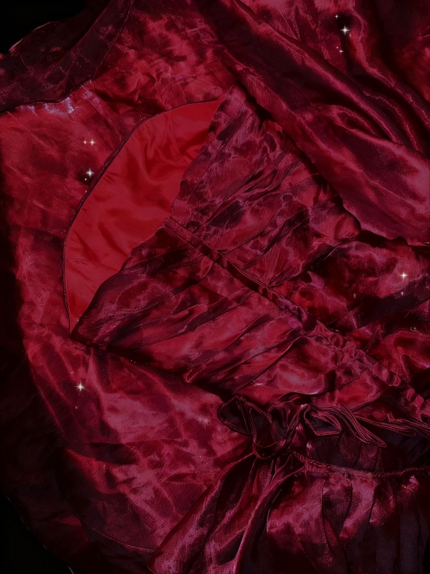 Luxury Sexy Style Strapless Sleeveless Gown | Burgundy Satin Shimmer Mermaid Train Maxi Dress for Gala Red Carpet Ball Engagement Banquet gh6421