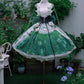 Robe Lolita Verte Merveilleuse Rose de Rêve gh6655