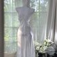 Girlhomeshops-White simple fashion elegant long chiffon Prom dress evening dress party dress gh5164