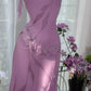 Purple Floral Exquisite Chiffon Homecoming Dress Prom Dress Evening Dress Party Dress gh4320