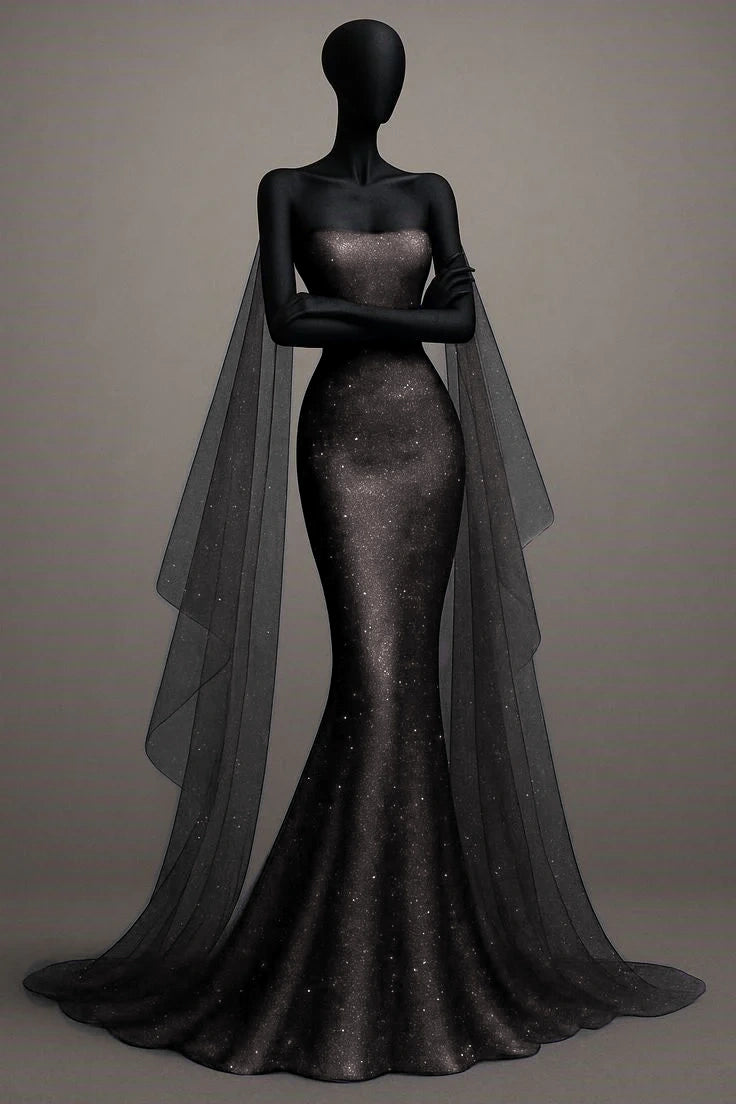 Girlhomeshops-Blue/Purple Sparkling Long Satin Mermaid Prom Dress Evening Dress Party Dress gh5000