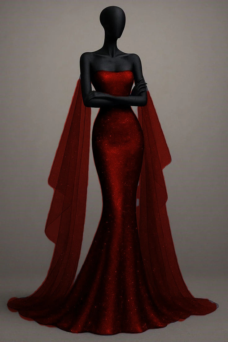 Girlhomeshops-Blue/Purple Sparkling Long Satin Mermaid Prom Dress Evening Dress Party Dress gh5000