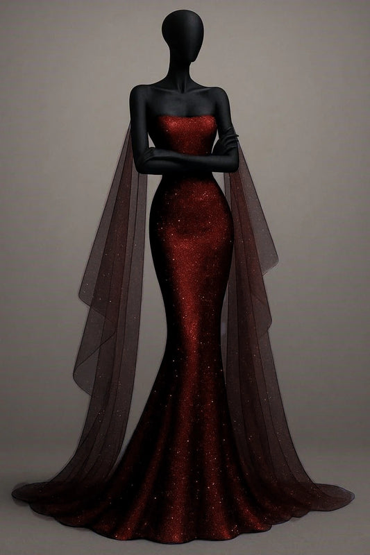 Girlhomeshops-Blue/Purple Sparkling Long Satin Mermaid Prom Dress Evening Dress Party Dress gh5000