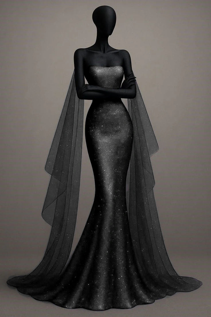 Girlhomeshops-Blue/Purple Sparkling Long Satin Mermaid Prom Dress Evening Dress Party Dress gh5000