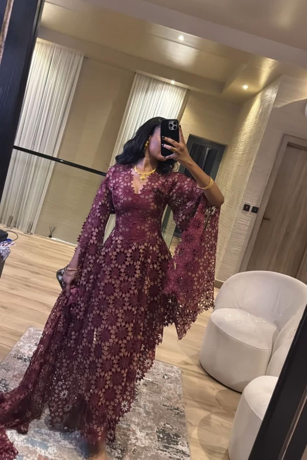 New Long Sleeves Wedding Guest Dress/Party Dress gh6533