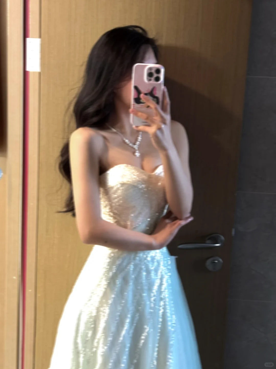 Magnifique robe de soirée élégante et sophistiquée en tulle scintillant, bleu sarcelle, à paillettes, robe de bal, robe de remise de diplôme, gh3724