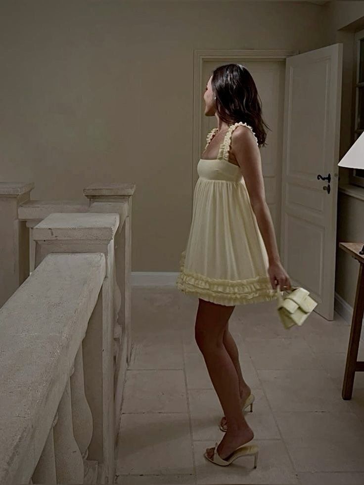 Girlhomeshops-Gelb süße Mode kurze Chiffon Homecoming Kleid Geburtstagskleid gh5288