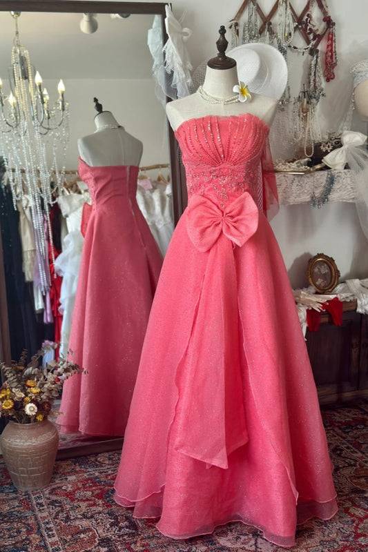 Robe dos nu style diva rétro : jupe à volants cintrée à la taille, tissu satiné, robe de soirée haut de gamme gh6579