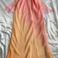 orange fashion gradient elegant spaghetti strap long chiffon prom dress evening dress party dress gh3608