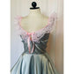 Mint Green Sweet Cute Short Satin Homecoming Dress Birthday Dress gh4628
