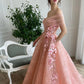 Off Shoulder Sweetheart 3D Flower Pleats Lace Pocket Tulle Prom Dresses Formal Wedding Party Gowns  gh2189