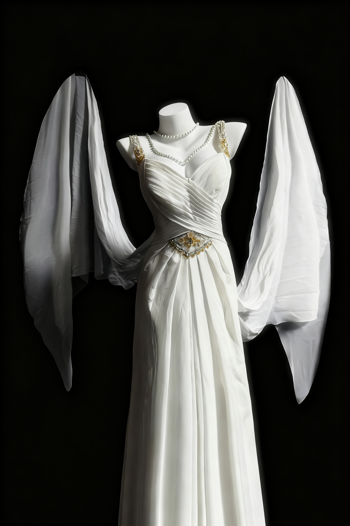 girlhomeshops-White Elegant Long Tulle Wedding Dress For Brides gh6284