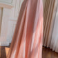 girlhomeshops - Robe de soirée longue minimaliste vert menthe/rose pastel à fines bretelles et coupe ajustée gh6098