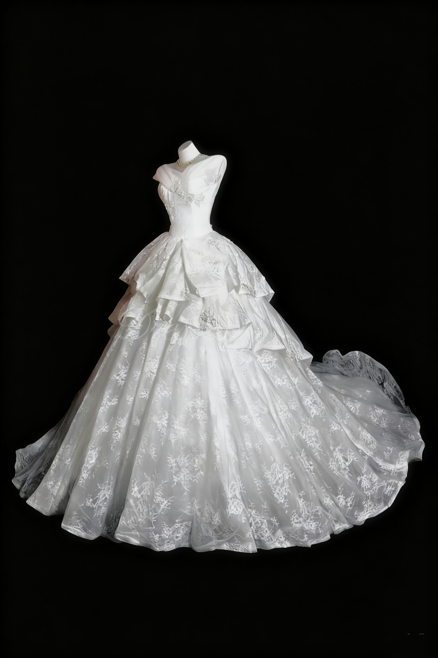 girlhomeshops - Robe de mariée longue en dentelle blanche, magnifique et exquise gh6281