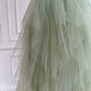 Green fantasy short chiffon fairy homecoming dress holiday party dress gh4765