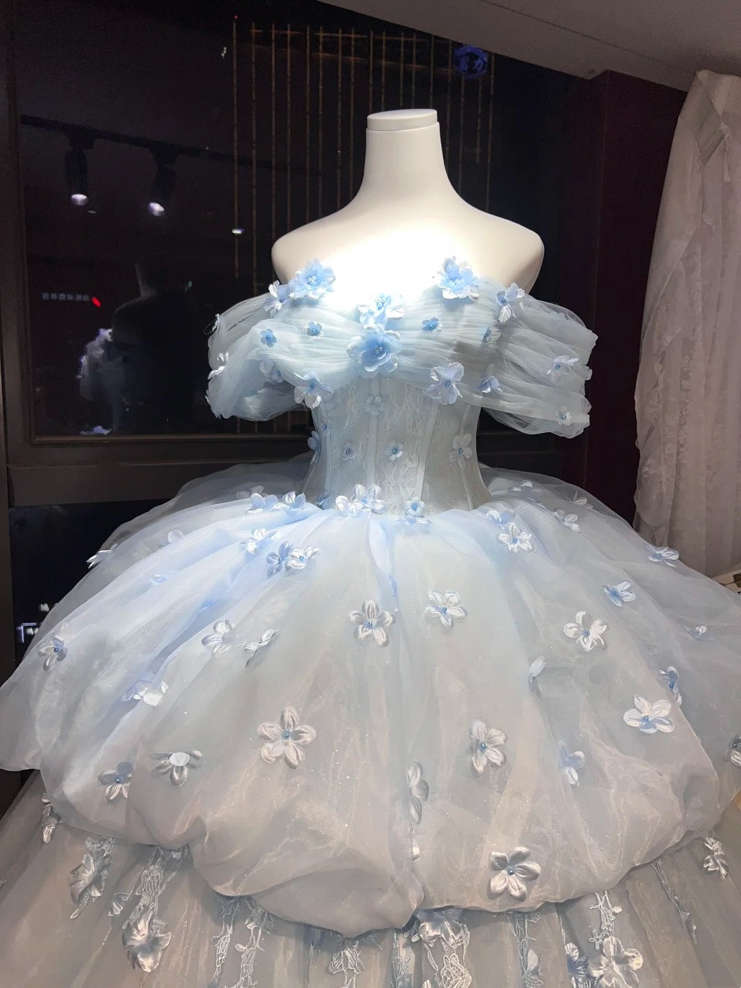 Layered Princess Dress, Long Tulle Formal Ball Gown gh6720