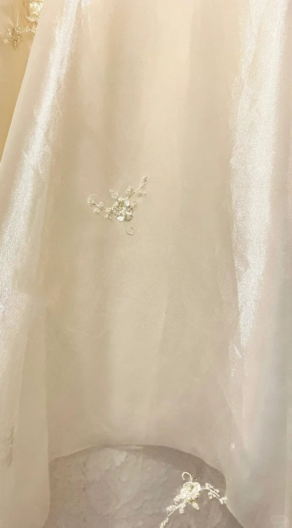 Gelbes florales langes Chiffon-Partykleid aus Chiffon, Abendkleid, Abschlusskleid, zweiteiliges Set gh4506