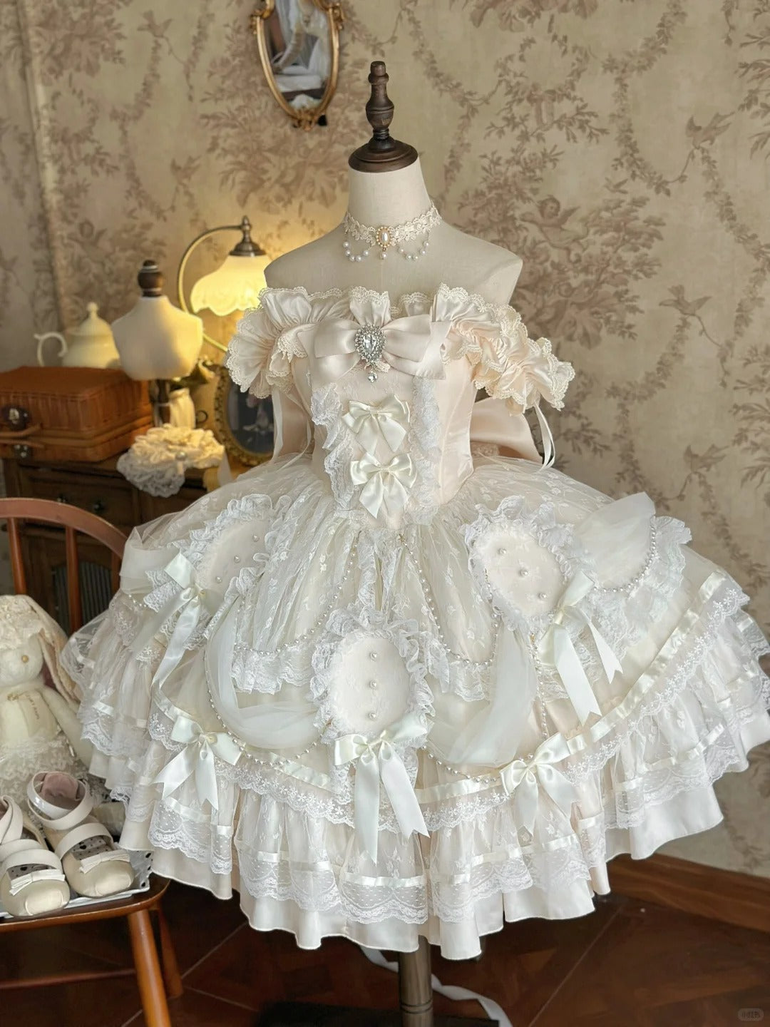 Girlhomeshops-White princess lace fashion short tulle homecoming dress birthday party dress gh5414
