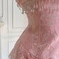 Pink Lace Vintage Flowy long/Short Homecoming Dress Chiffon Ball Gown Birthday Party Dress gh4406