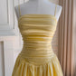 girlhomeshops--Yellow sweet long tulle prom dress gh5577