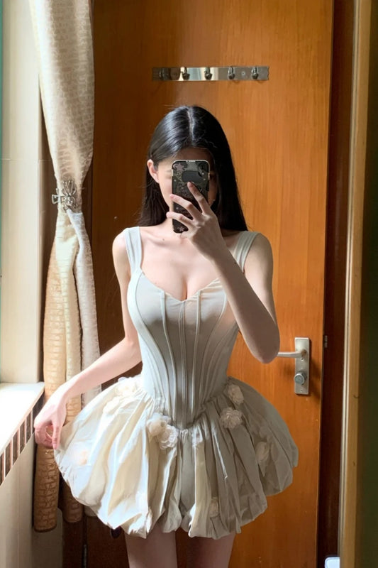 Short Fashion Party Dress Satin gh6641