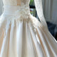 Girlhomeshops--💕White long-sleeved exquisite lace long tulle wedding dress gh5444