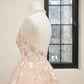 Girlhomeshops-Pink floral fashion long tulle sequin homecoming dress birthday dress Prom dress evening dress gh5071