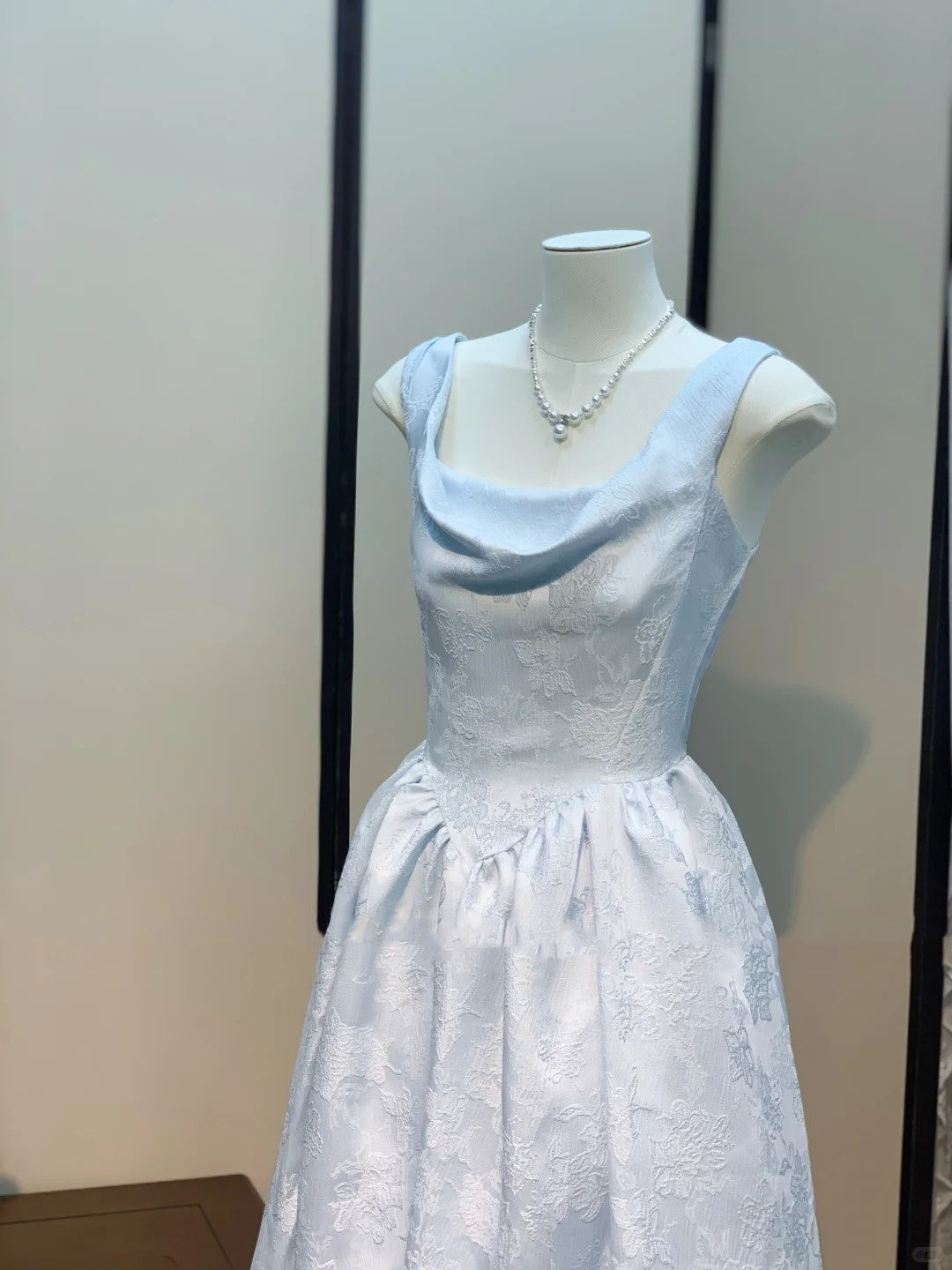 Robe de soirée élégante bleu clair pour fille, longue robe de bal en satin, robe de soirée, robe d'anniversaire, robe de demoiselle d'honneur gh4544