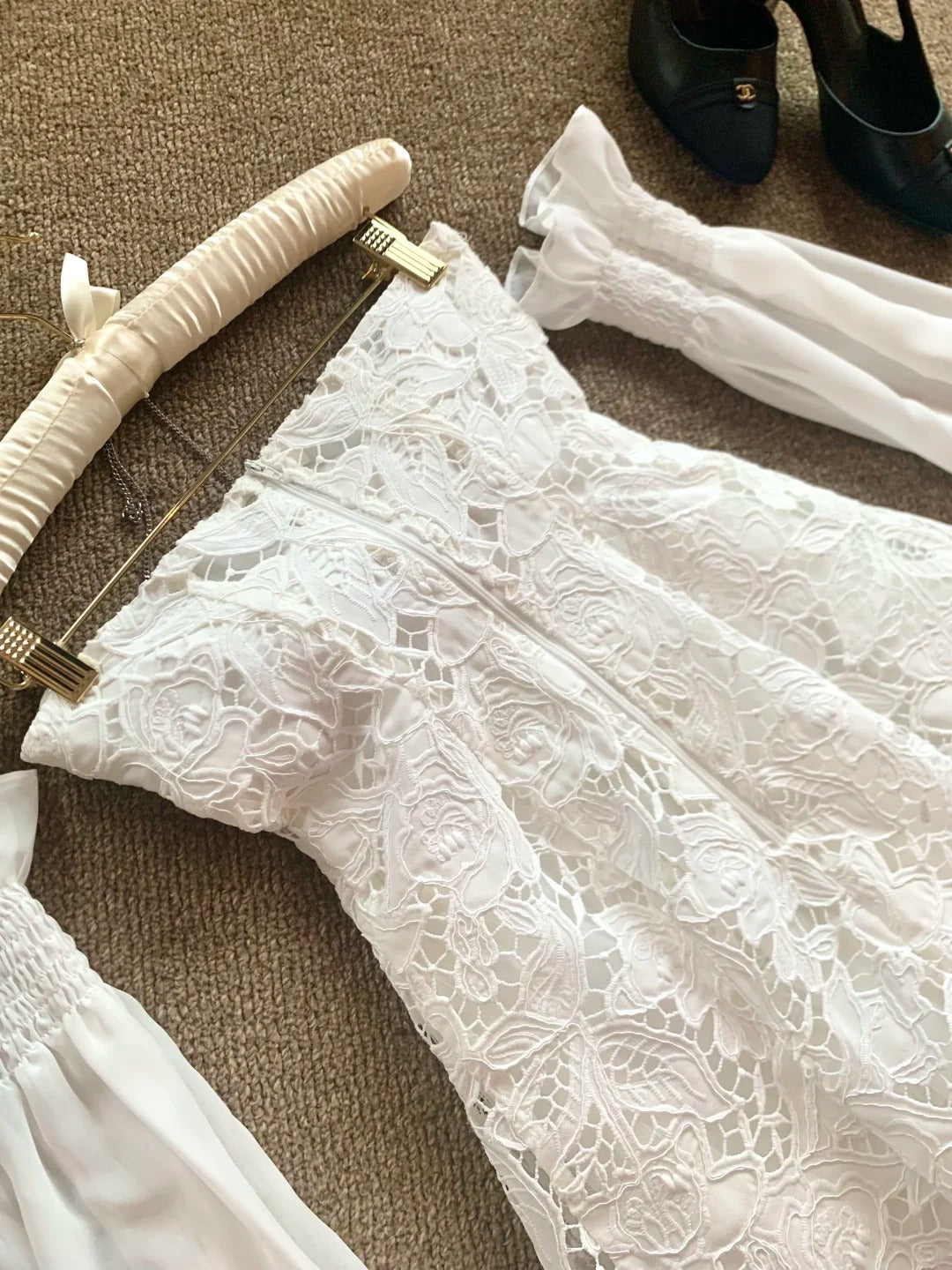 Girlhomeshops-Light pink lace short princess homecoming dress birthday party dress eighth grade dress gh5297