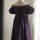 Purple Beaded Vintage Homecoming Dress Short Satin Prom Dress Evening Dress Graduation Dress gh4496