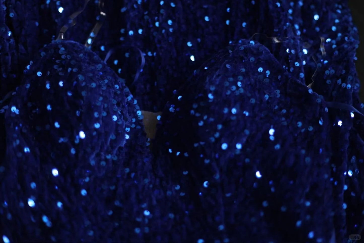 Robe de soirée bleu royal en queue de poisson, en velours, paillettes, perles, fente latérale, plissée, pour mariage, cérémonie, fête d'anniversaire, gh4326