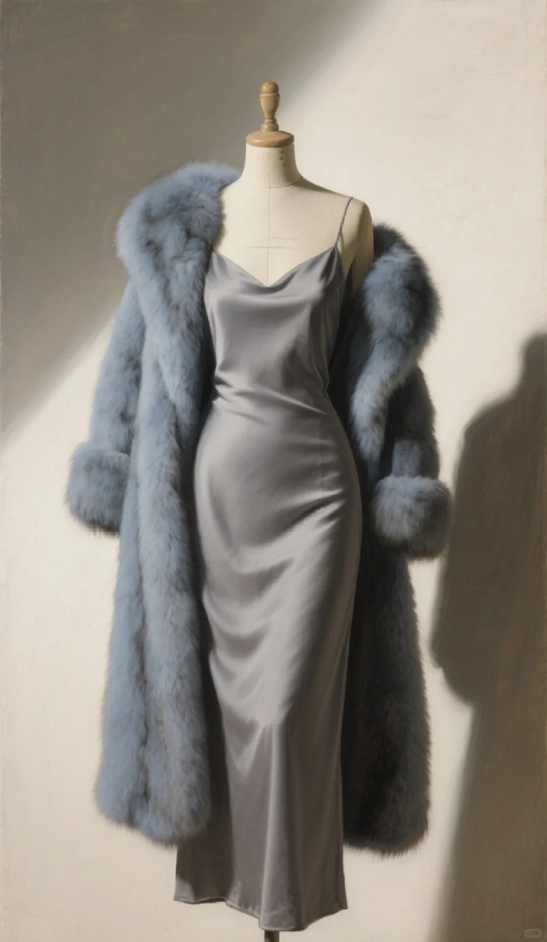 Girlhomeshops - (Veste non comprise) Robe de bal longue en satin, simple et tendance, avec fines bretelles, noir/bleu clair/gris argenté/champagne, gh5675