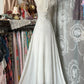 girlhomeshops-White Elegant Long Chiffon Prom Dress gh6235
