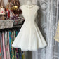 Girlhomeshops-White short simple fashion satin homecoming dress birthday party dress gh5186