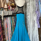 Girlhomeshops-Blue beaded sexy elegant long suspender Prom dress evening dress party dress gh5187