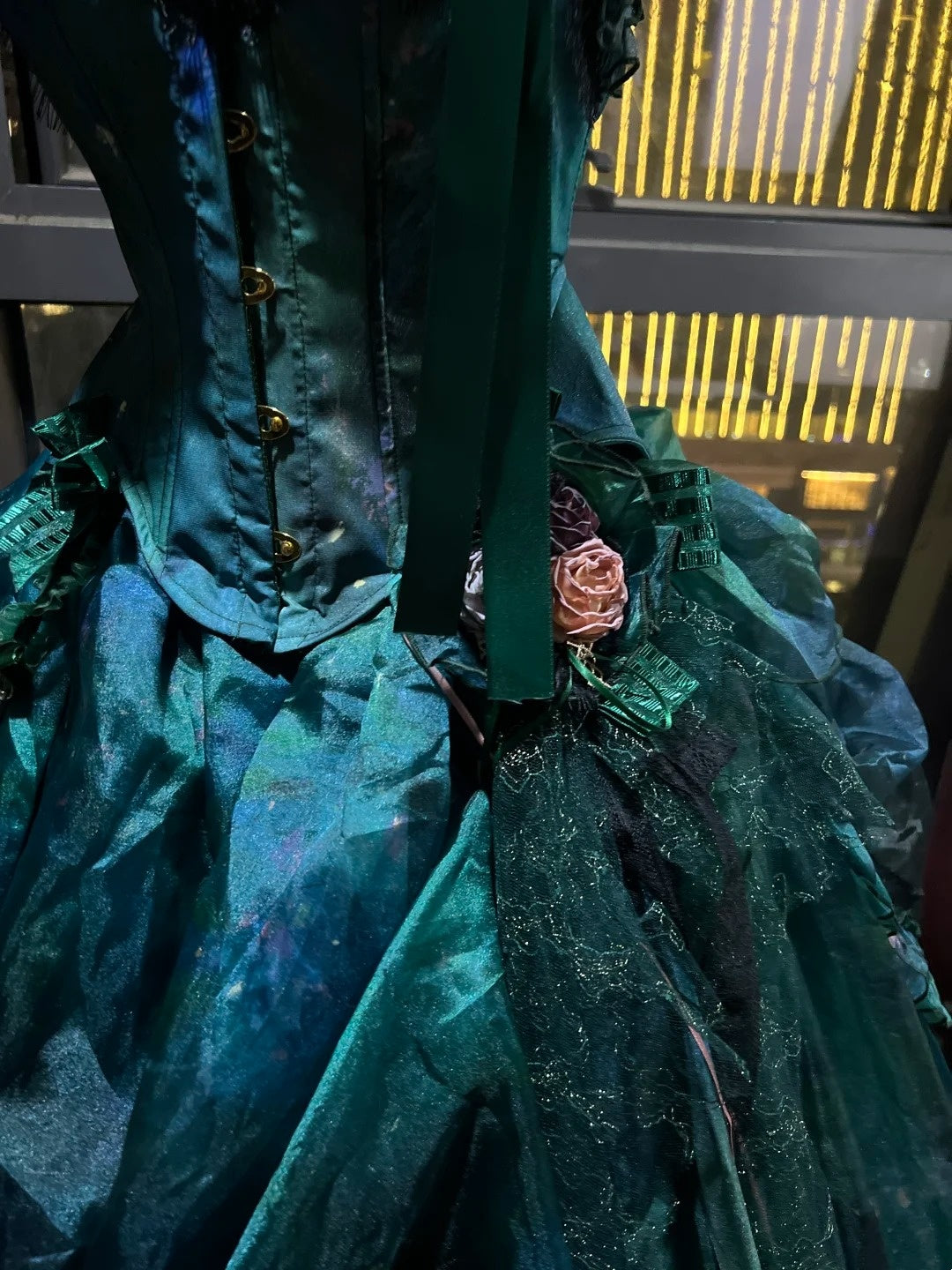 Dazzling And Stunning, Beautiful Manor Princess Emerald Long Formal Dress gh6729