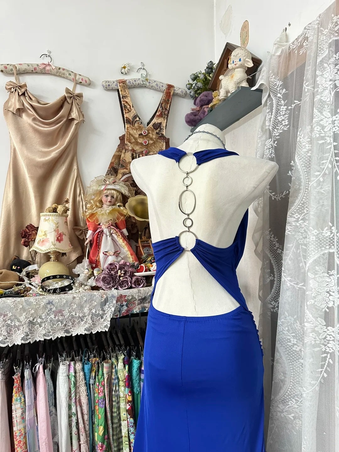 Retro-Kleid Exquisites langes Abendkleid gh6687