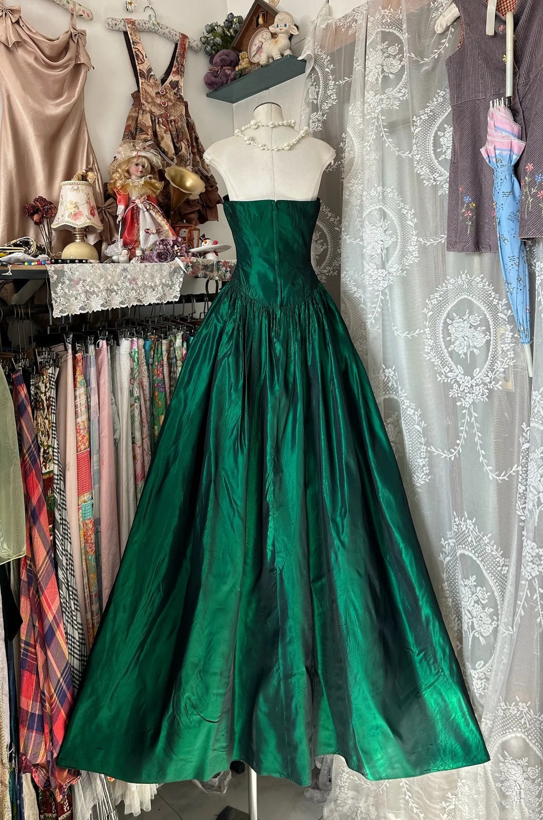 Retro-Kleid, exquisites langes Abendkleid gh6686