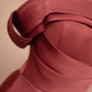Brown Red Elegant Fashion Long Satin Prom Dress Evening Dress Party Dress gh4874