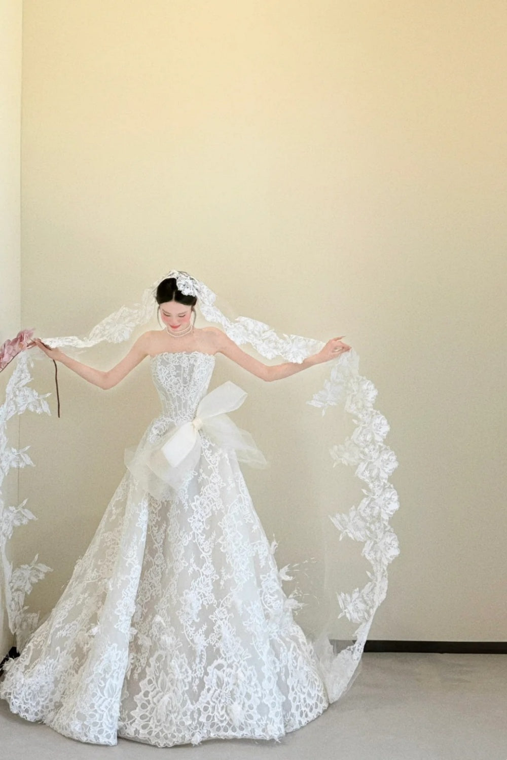 girlhomeshops - Superbe robe de mariée longue en dentelle gh5964