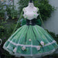 Robe Lolita Verte Merveilleuse Rose de Rêve gh6655