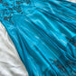 Blue fashion elegant delicate beading spaghetti straps long chiffon elegant ball gown evening dress party dress gh3493
