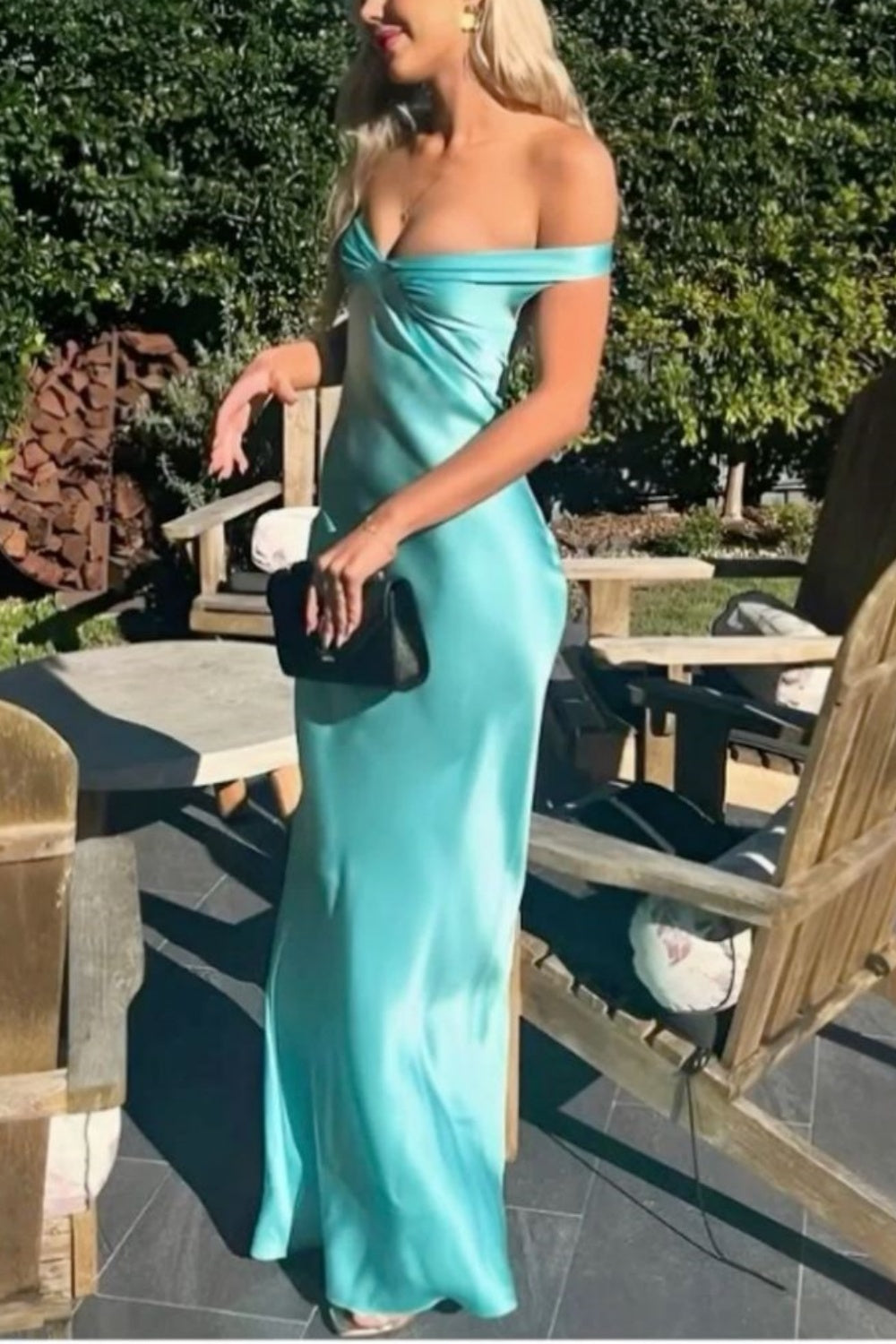 girlhomeshops-Simplicity Stilvolles, elegantes, langes, schmales Satin-Abschlussballkleid, Ballkleid gh5862