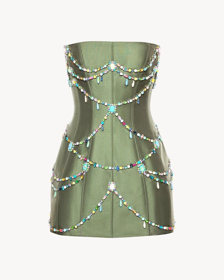 Girlhomeshops-Black/white/green Fashion Satin Exquisite Beading Short Homecoming Dress Birthday Party Dress gh5388