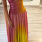 girlhomeshops--Pink Yellow Vogue Gradient Long Chiffon Prom Dress Wedding Guest Party Dress gh5569