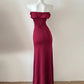 Purple Fashion Elegant Long Satin Sexy Slit Ball Gown Evening Dress Party Dress Prom Dress gh4052