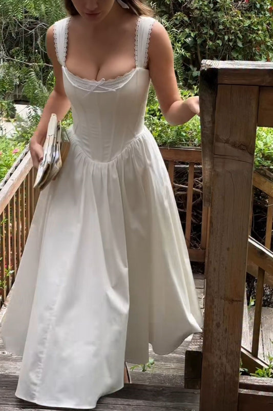 girlhomeshops-Weißes schlichtes, schlichtes, modisches, langes Brautjungfernkleid, Ballkleid gh5918